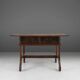 Antique carved Oak Spanish Console Table with Drawers, 18th Century