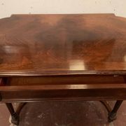 Napoleon III desk table in rosewood and 19th century veneer