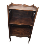 Open library in Louis XV style made of walnut.