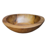 Saladier/ coupe à fruits en bois d'olivier