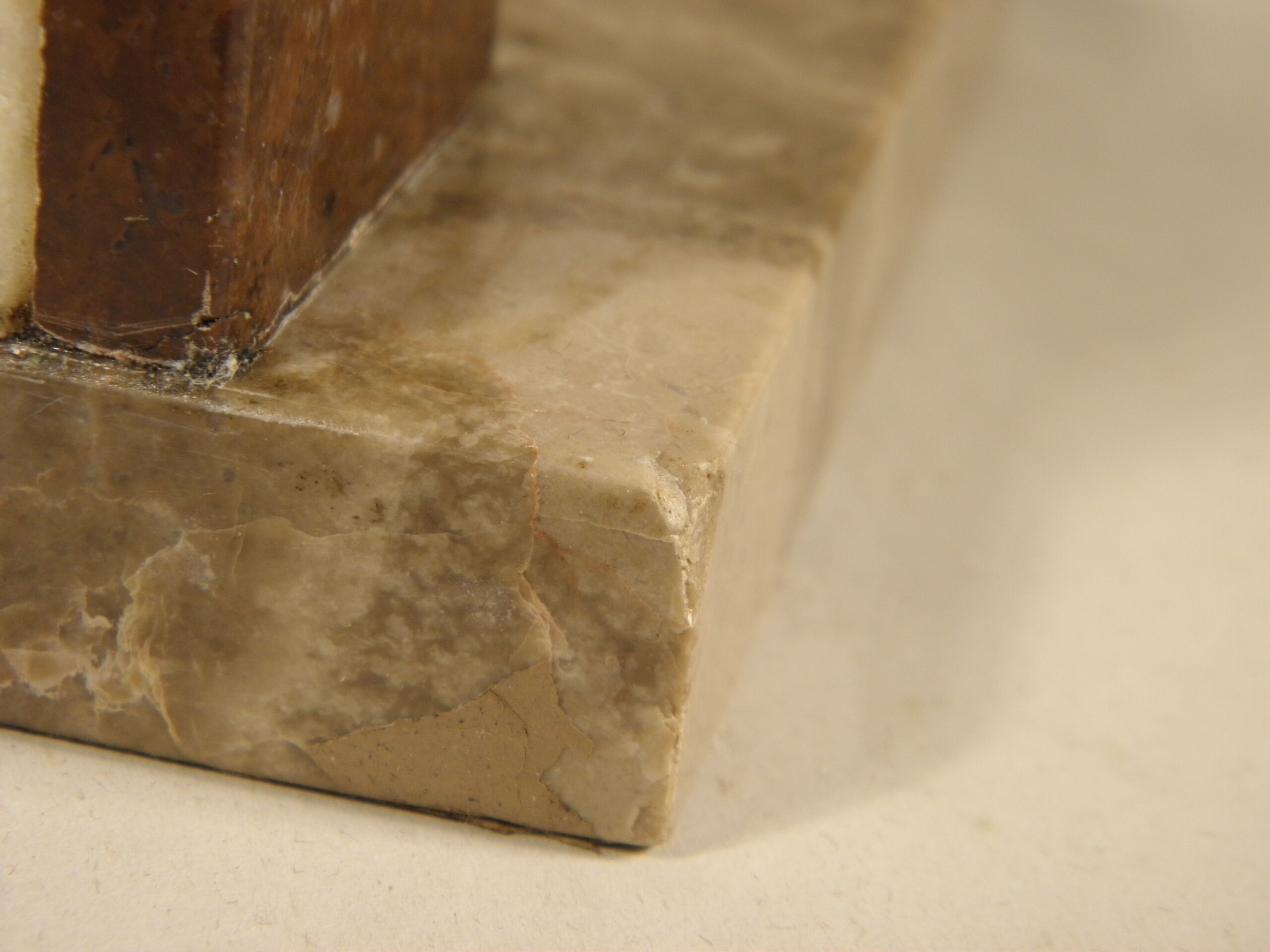 Art deco marble bookends