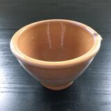 Glazed terracotta salad bowl