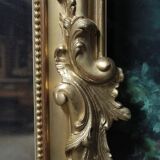 Golden Napoleon III mirror 129x224cm