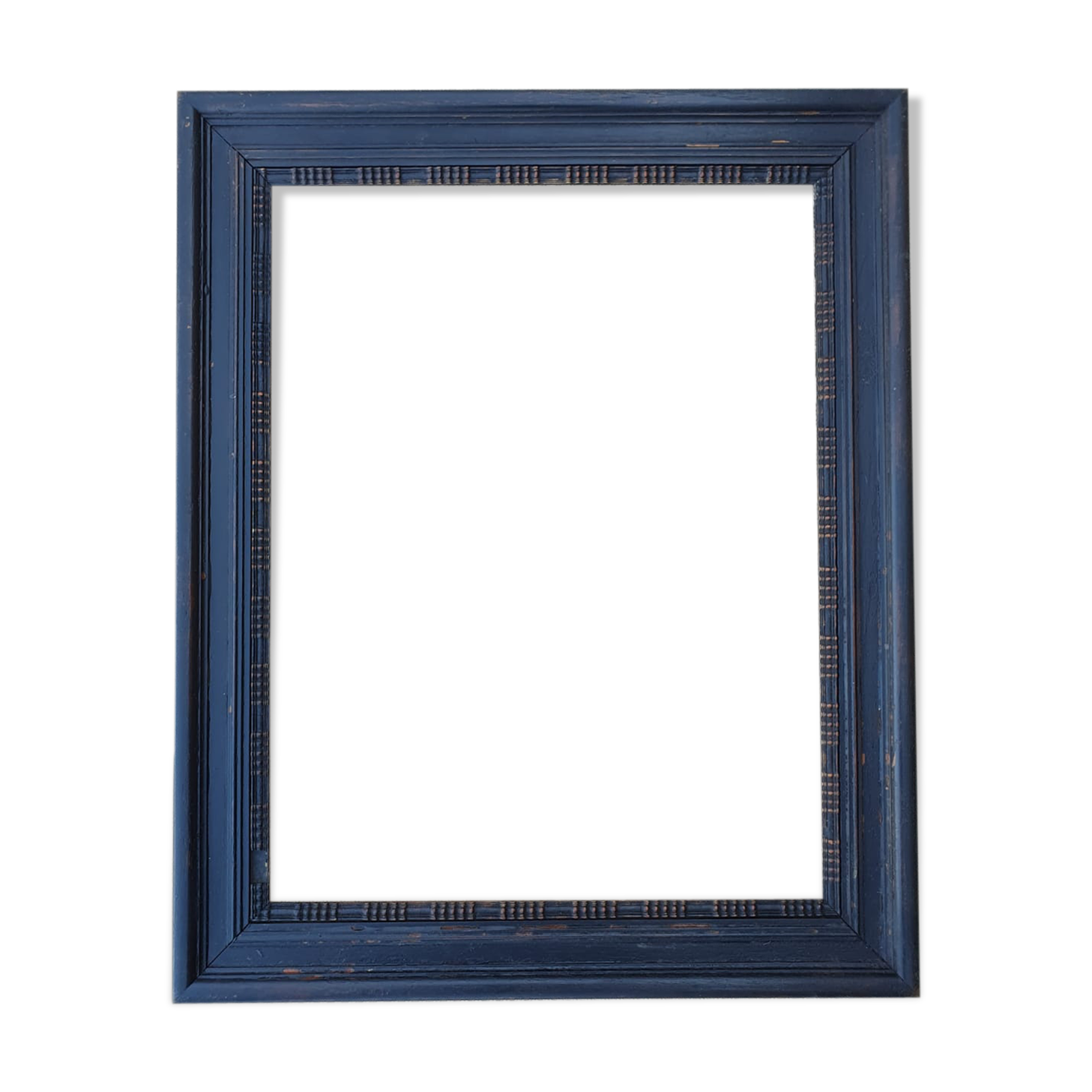 Old black patinated frame