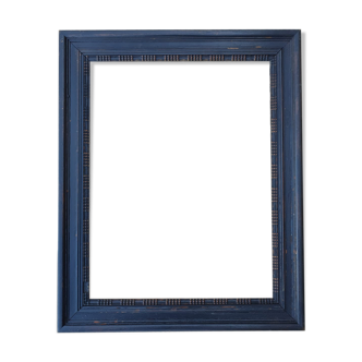 Old black patinated frame