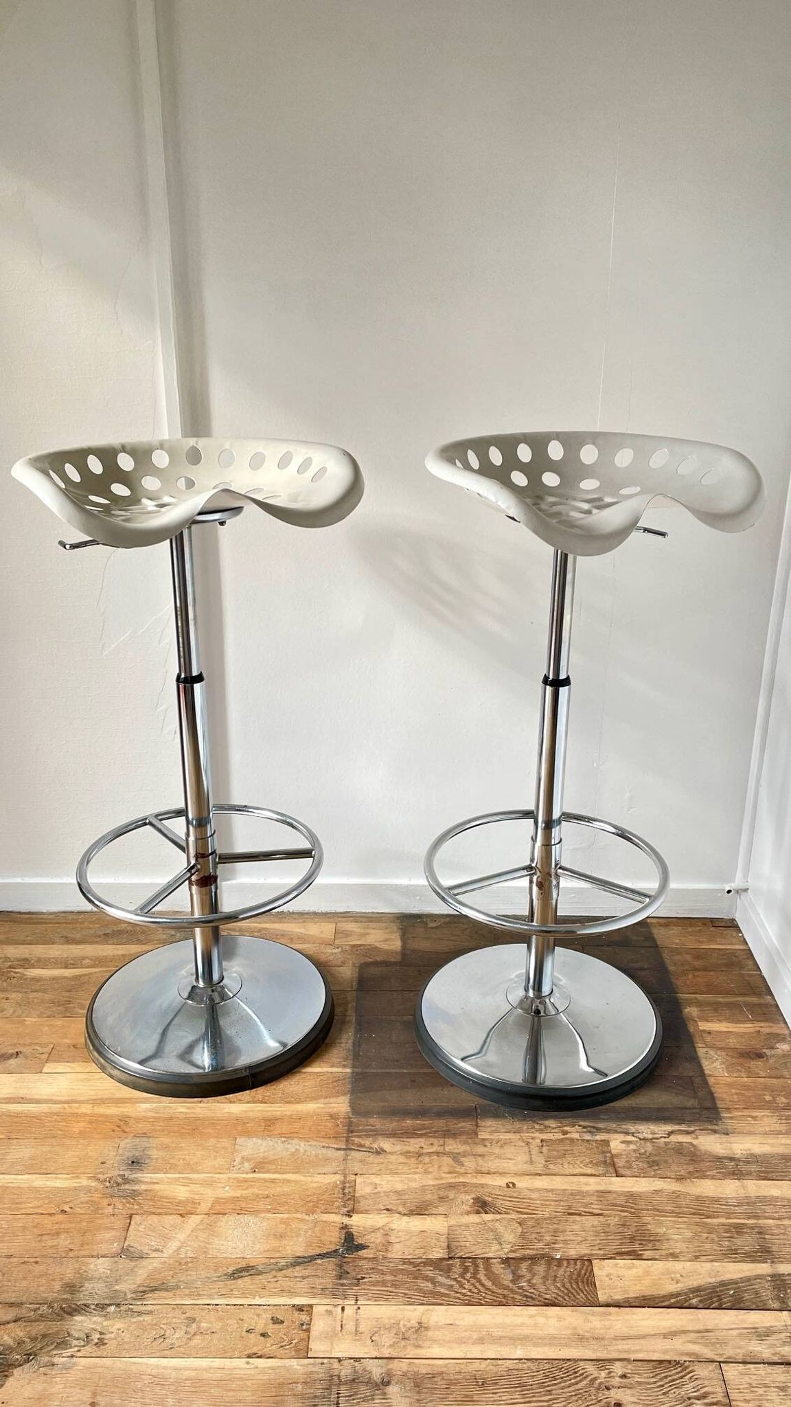 Tabouret haut mirima vintage assise tracteur