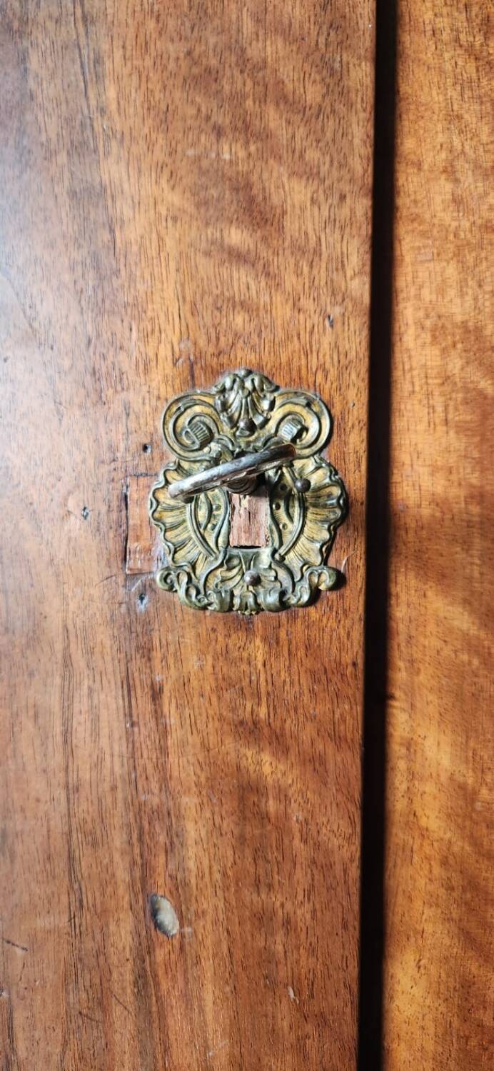 Antique walnut cabinet doors