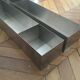 Wall storage space in stainless steel industrial steel designer