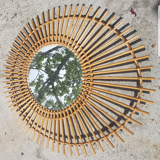 Rattan mirror 68x60cm