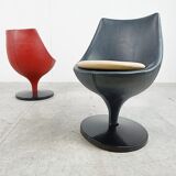 Pair of polaris chairs by Pierre Guariche for Meurop, 1960s