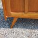 Vintage Golden Blond Oak Chest of drawers Feet Compass 6 Drawers 1 Door 50s