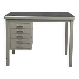 Bureau des années 50 en métal et style industriel