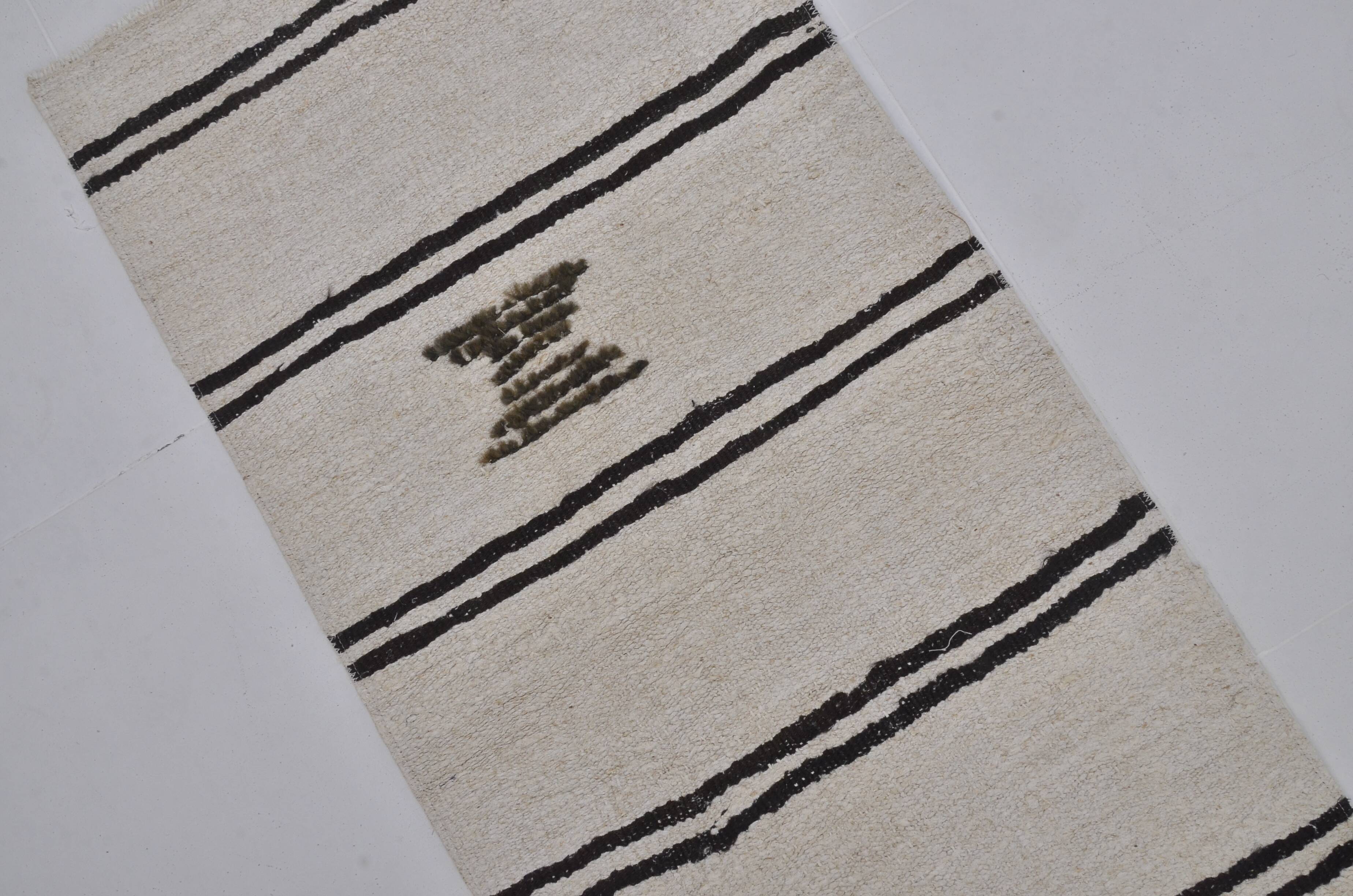 Vintage Hemp Runner Rug sku 3870