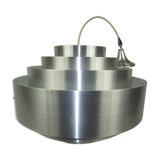 Scandinavian aluminum hanging lamp 1970