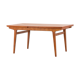 Teak extension dining table with concealed panels, Denmark, 60s