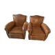 2 vintage club armchairs