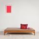 Teak daybed with boucle mattress, Denmark, 1960s