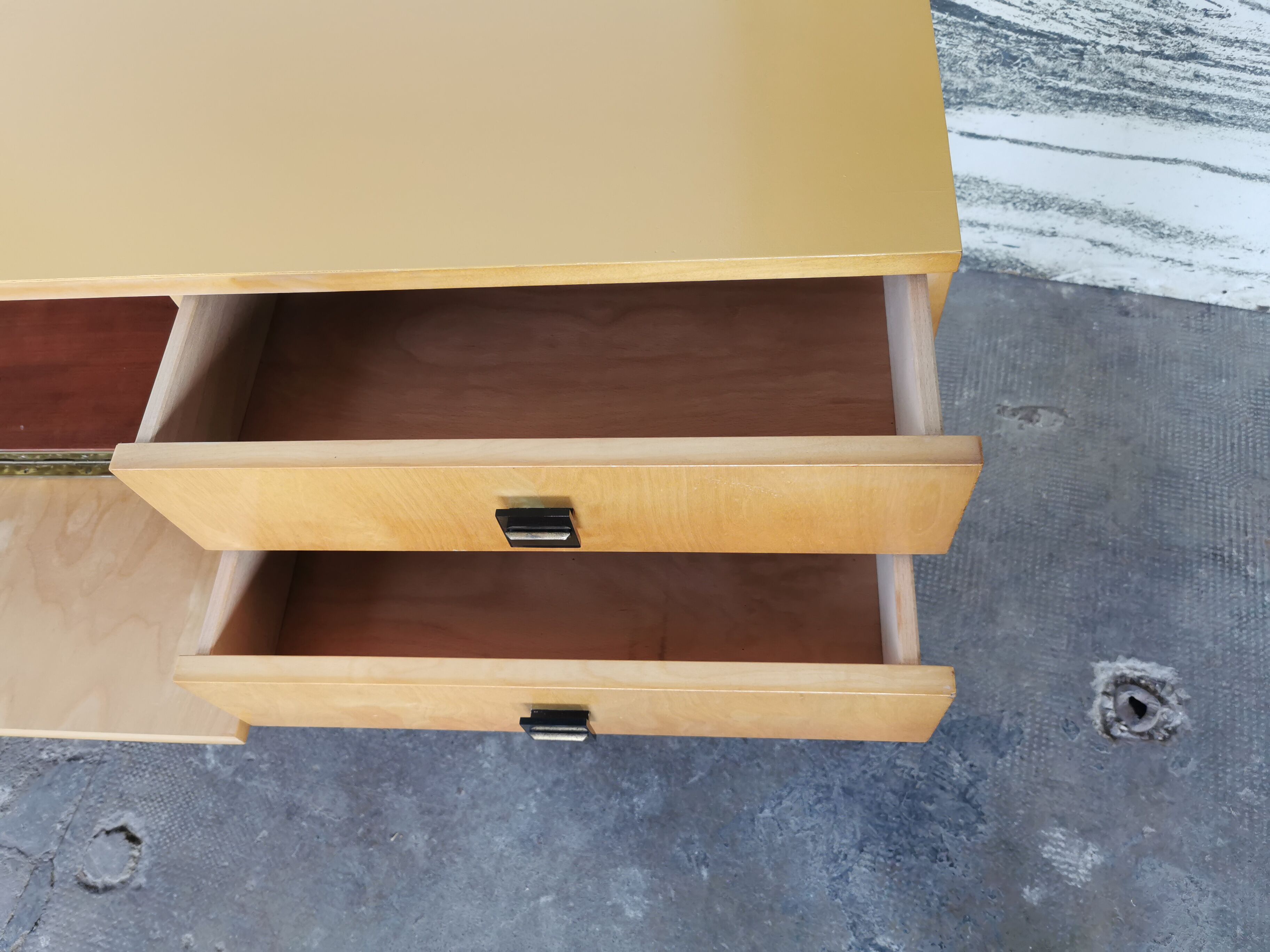 Vintage bass row 1970