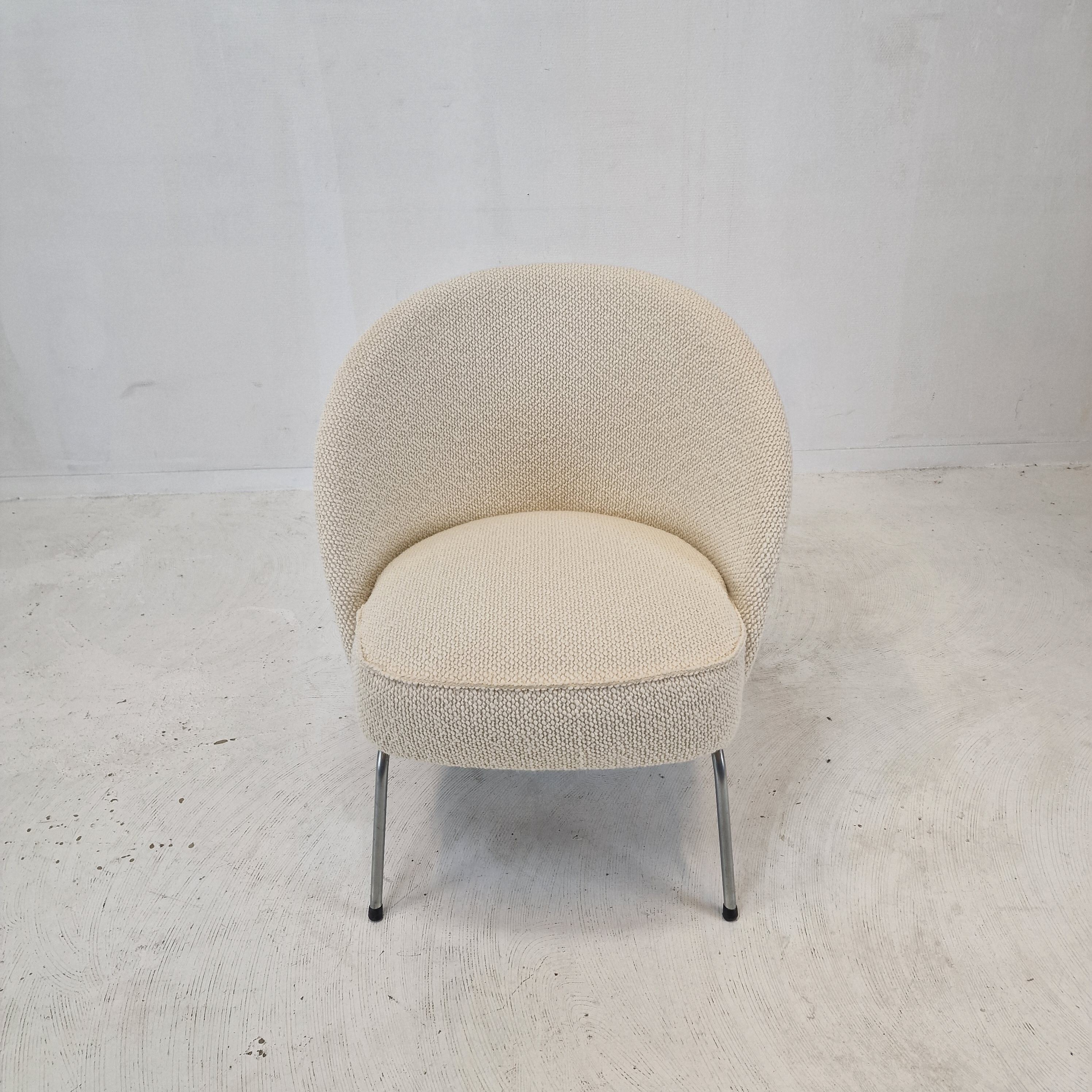 Midcentury dutch cocktail or side chair, 1970s