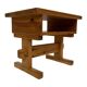 Vintage bedside table side table pinewood 70's design