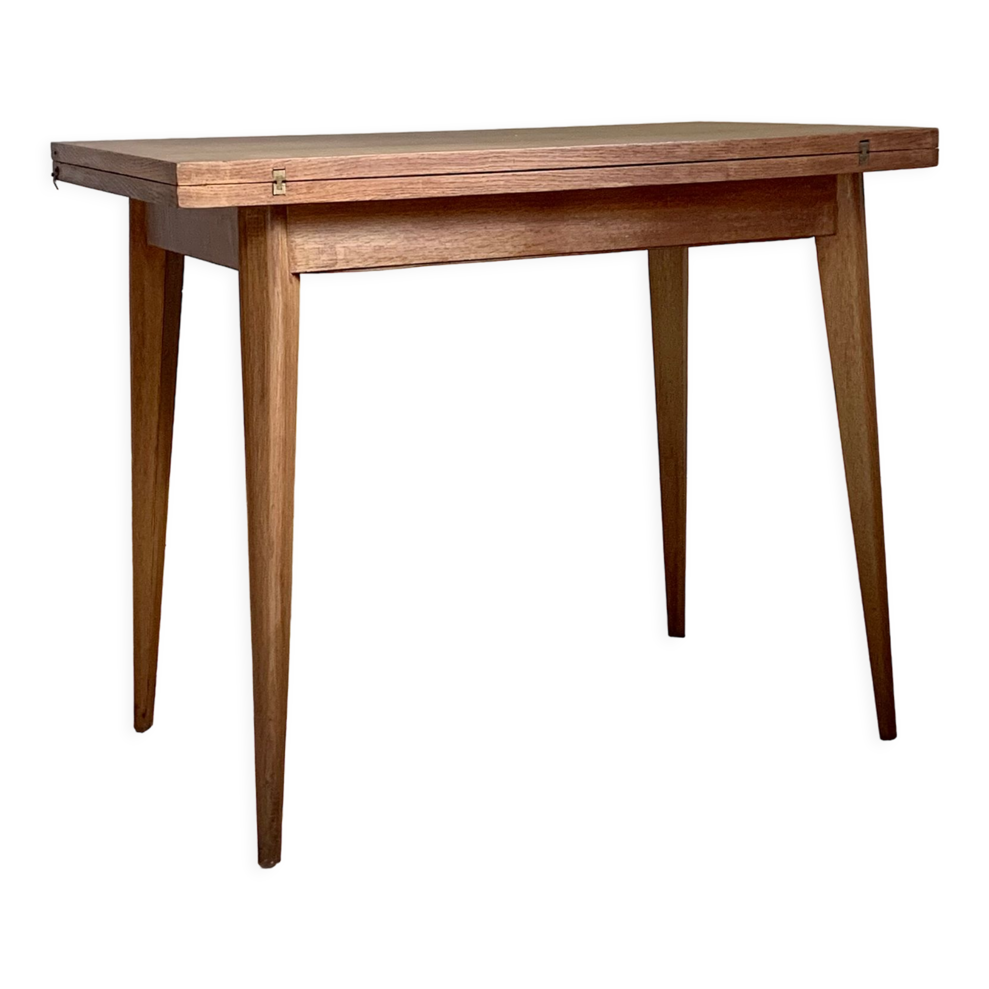 Vintage oak wallet table