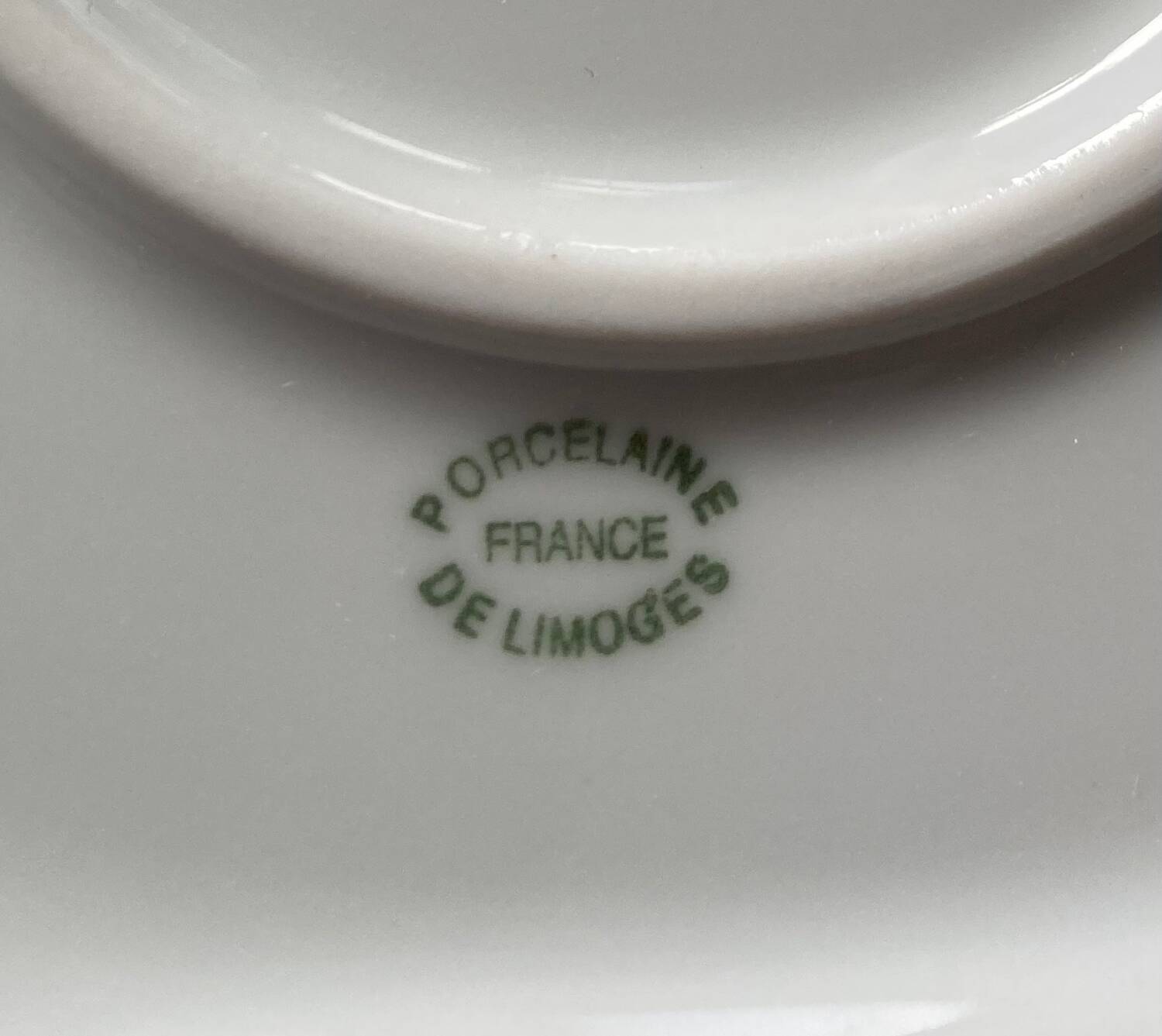 Octagonal Limoges porcelain box