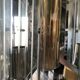 Chrome brass chandelier and cut crystal