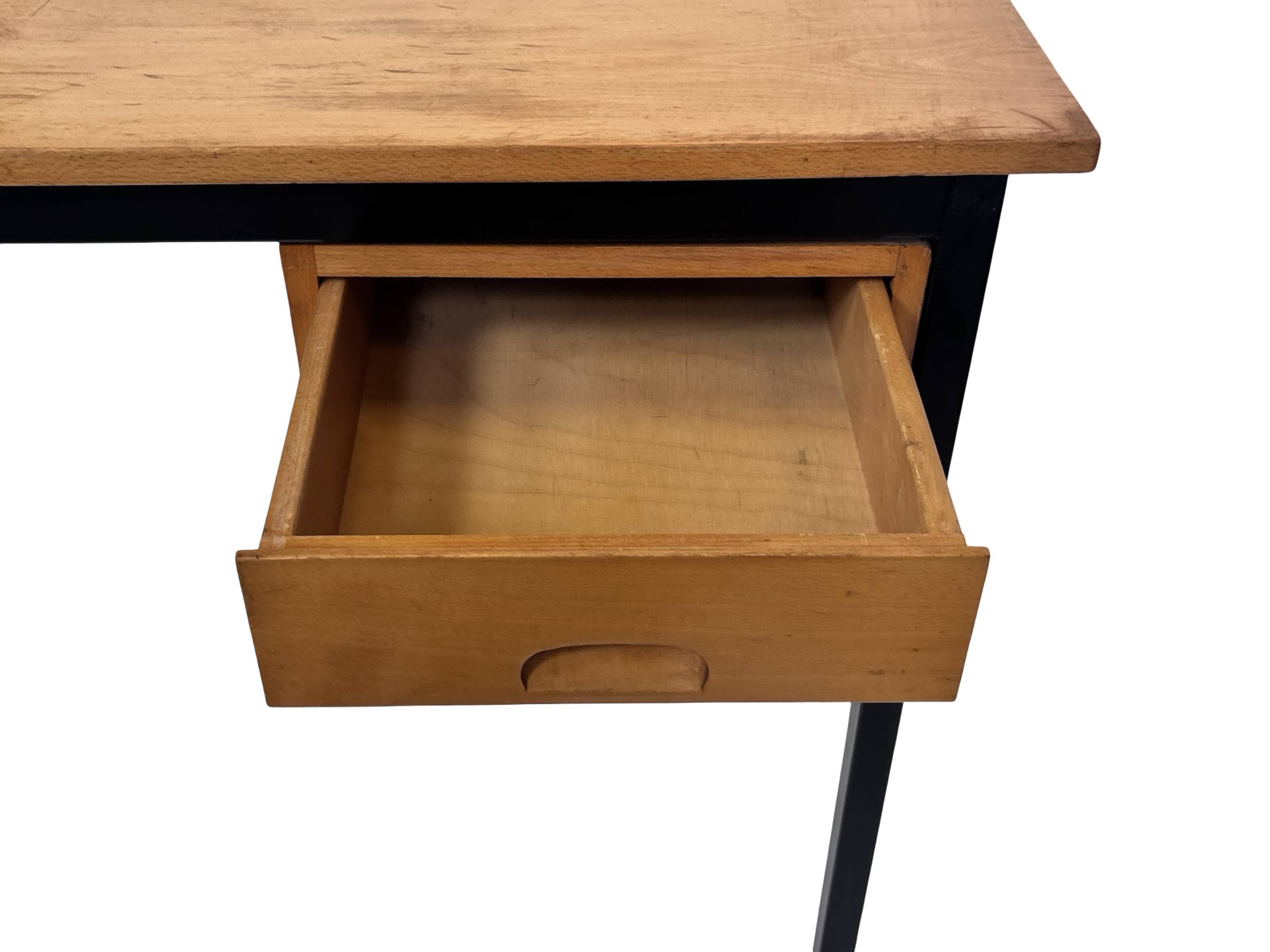 Vintage Desk 1960s Design Workspace with drawers