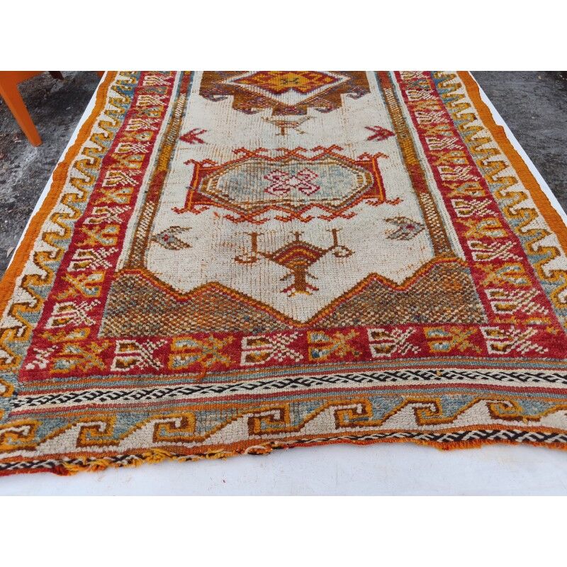 Moroccan wool rug