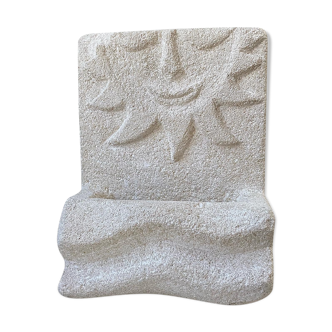 Stone lamp by Albert Tormos