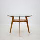 1960s Oak and Glass Coffee Table, Czechoslovakia