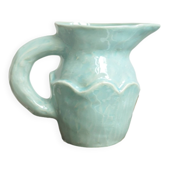 Ceramic pitcher signed Bela Silva