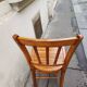 Chaise bistrot en bois vintage