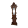 Antique oak carved coat stand, mirror and umbrella stand — late 19th century