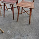 Set of 8 guinguette chairs 1920