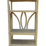 Bamboo & rattan shelf Italy 1970