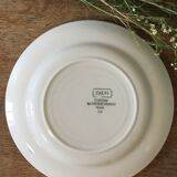 3 plates Digoin Sarreguemines model Calvi