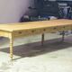 Xxl table de passementerie chêne 1950