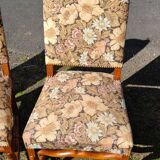 6 Louis XIV chairs in beech