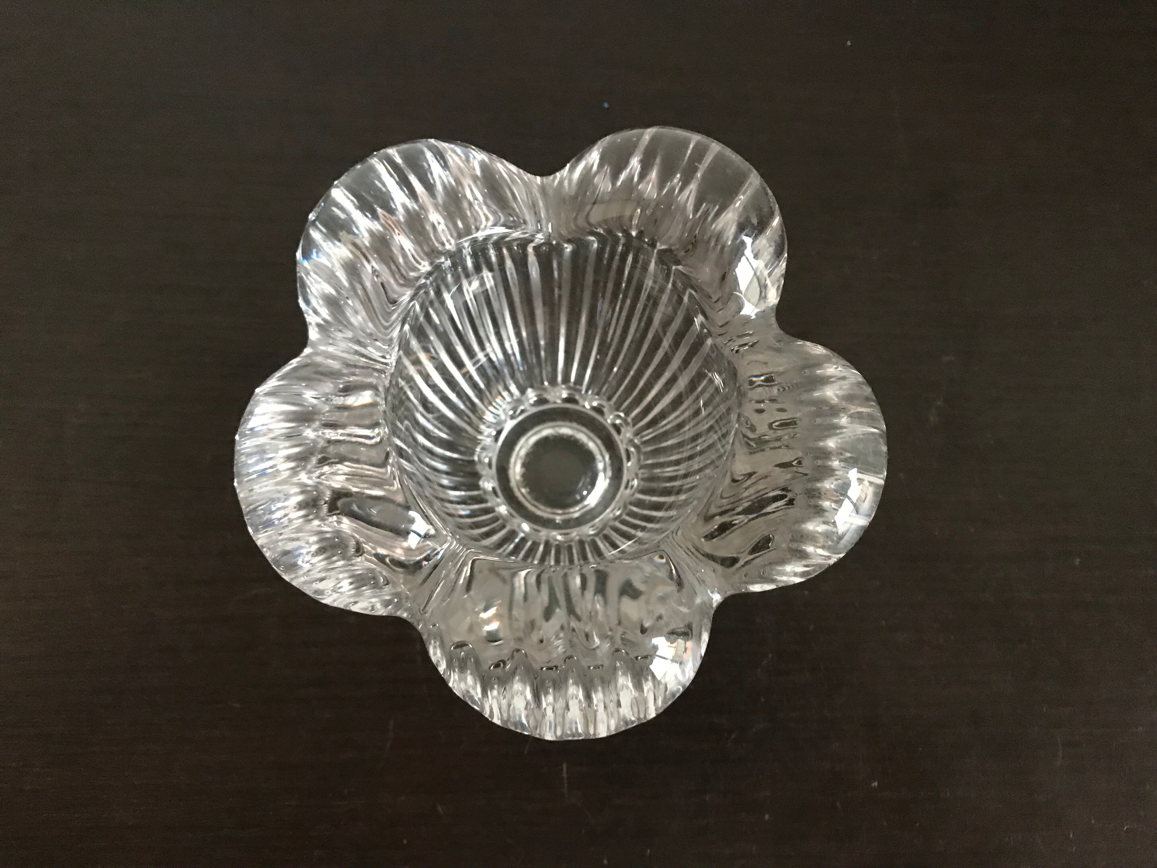 Bougeoir en cristal Pierre d'Avesn