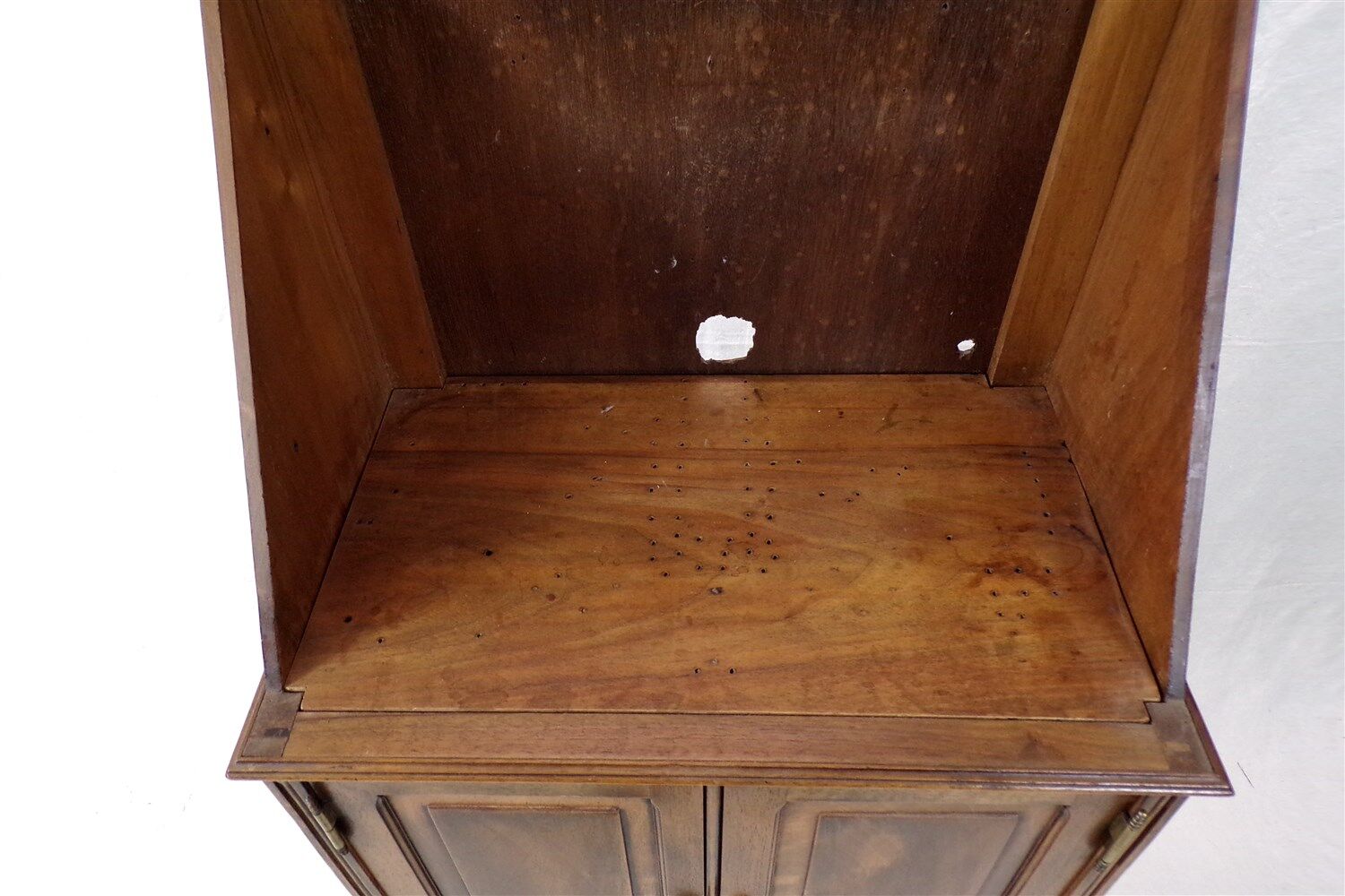 Former radio and music locker furniture