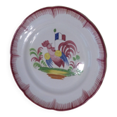 Assiette en faïence de Strasbourg