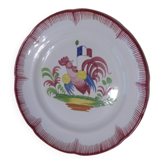 Strasbourg earthenware plate