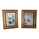 Duo of framed Japanese prints - Sylvain Sauvage 1936