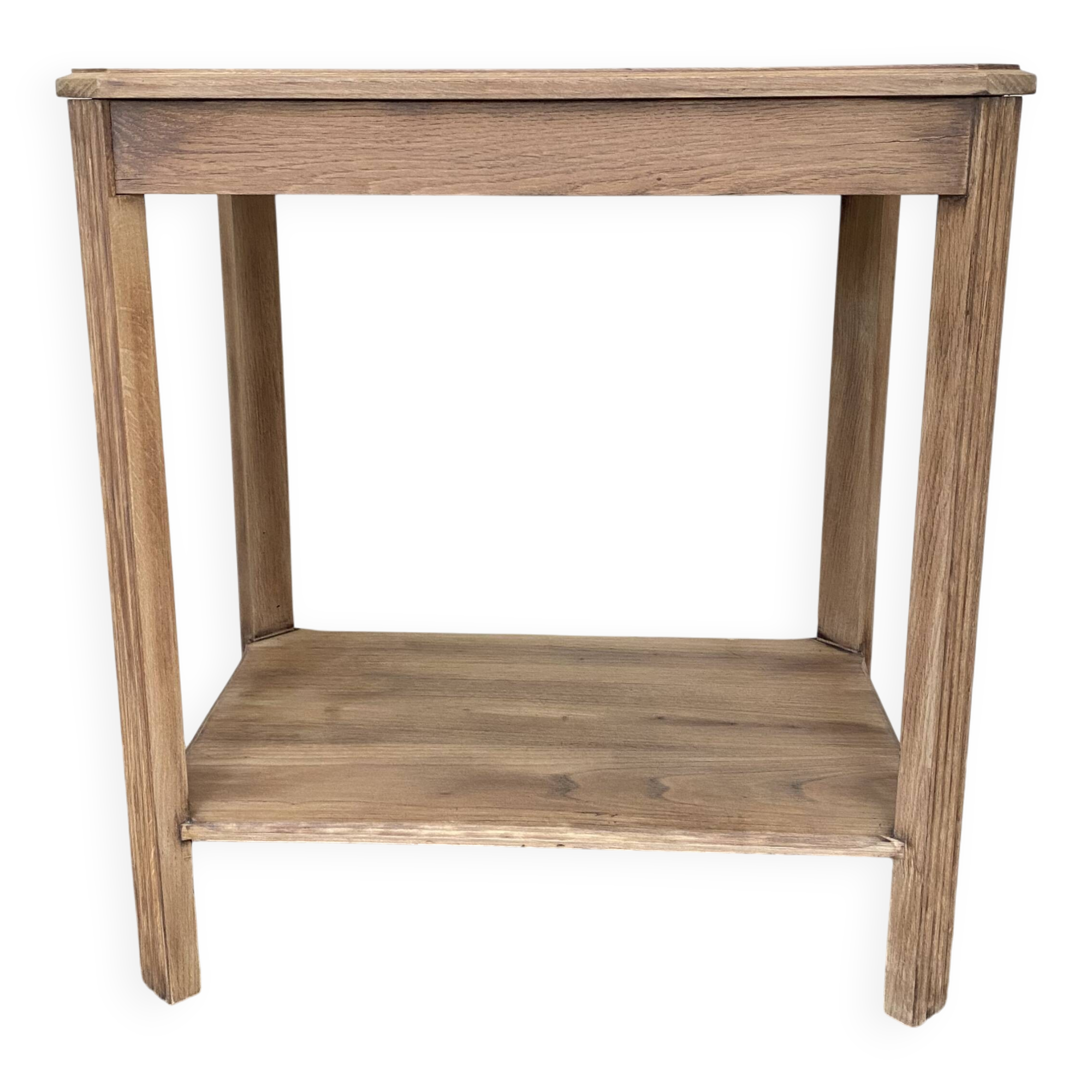 Side table, console in solid oak