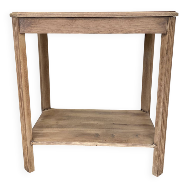Table d’appoint, console en chêne massif