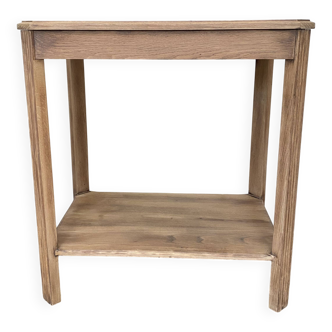 Side table, console in solid oak