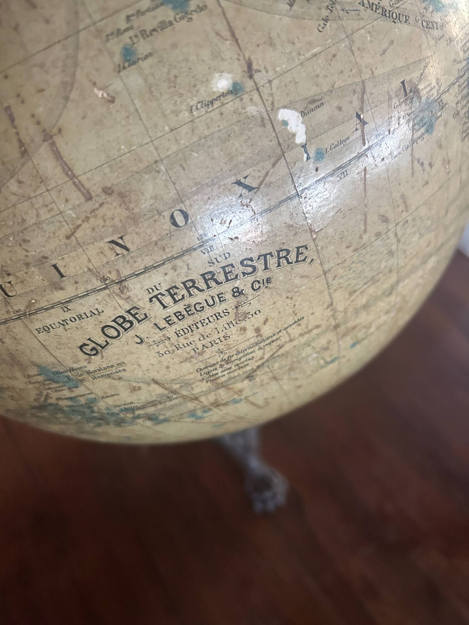 Napoleon III Terrestrial Globe