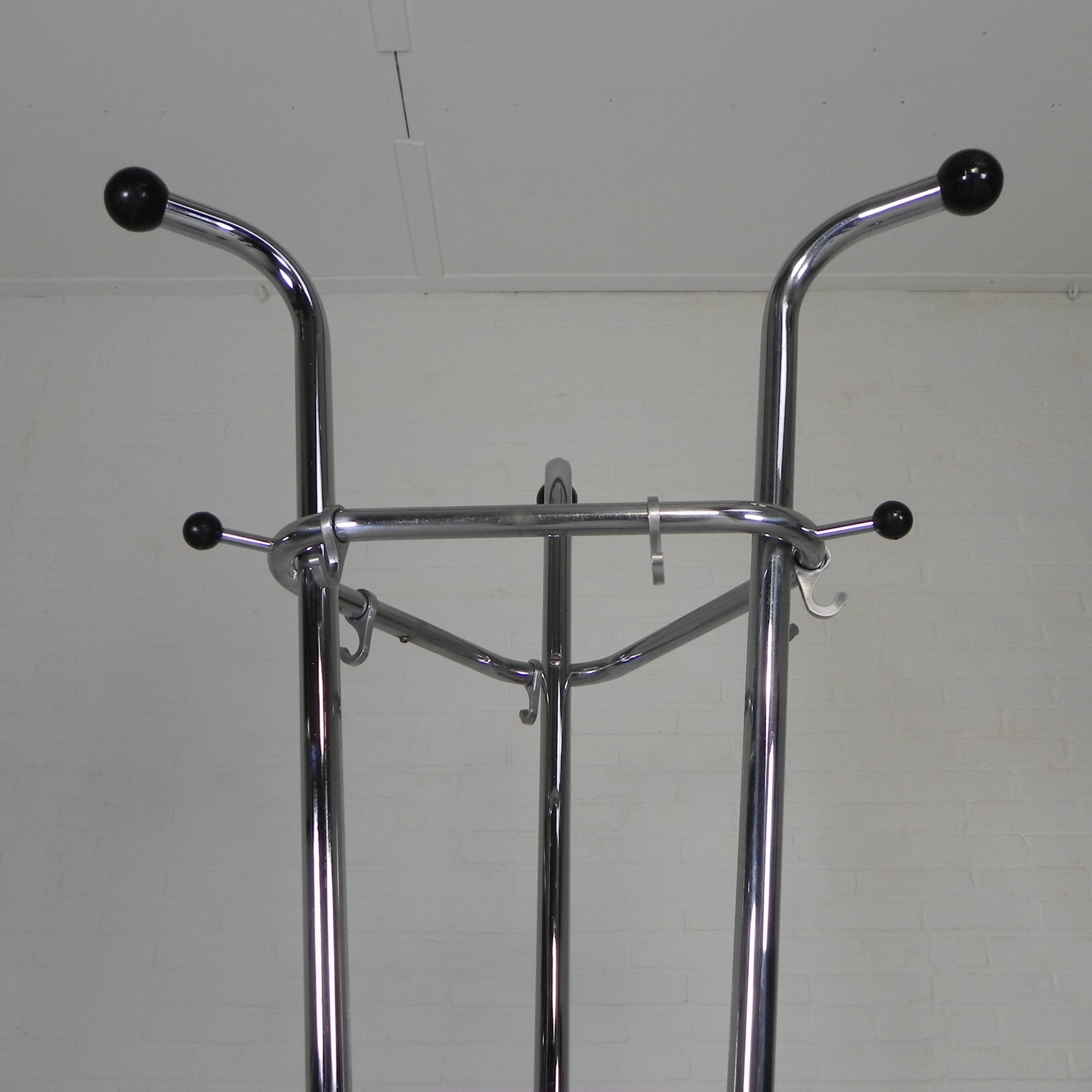 Sturdy standing Tubax coat rack, 1950s
