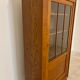 Small vintage art deco oak bookcase